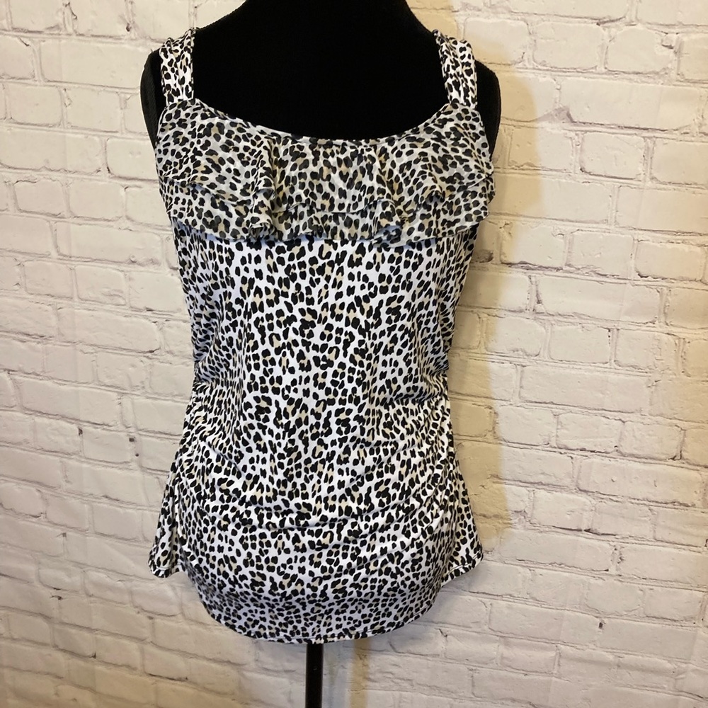 White House Black Market Ruffled Bodice Camisole